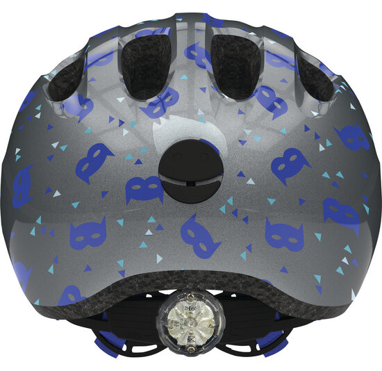 Abus Kinder Fietshelm Smiley 2.1 - Blue Mask