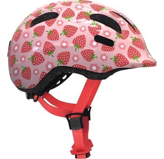 Abus Kinder Fietshelm Smiley 2.1 - Rose Strawberry