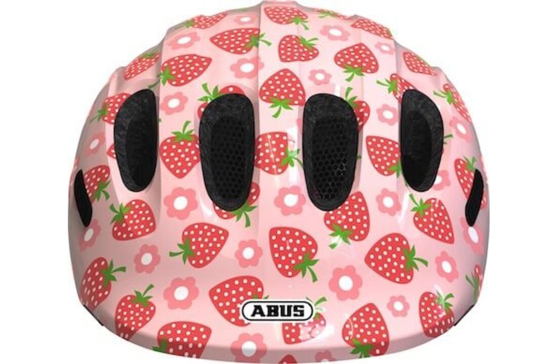 Abus Kinder Fietshelm Smiley 2.1 - Rose Strawberry