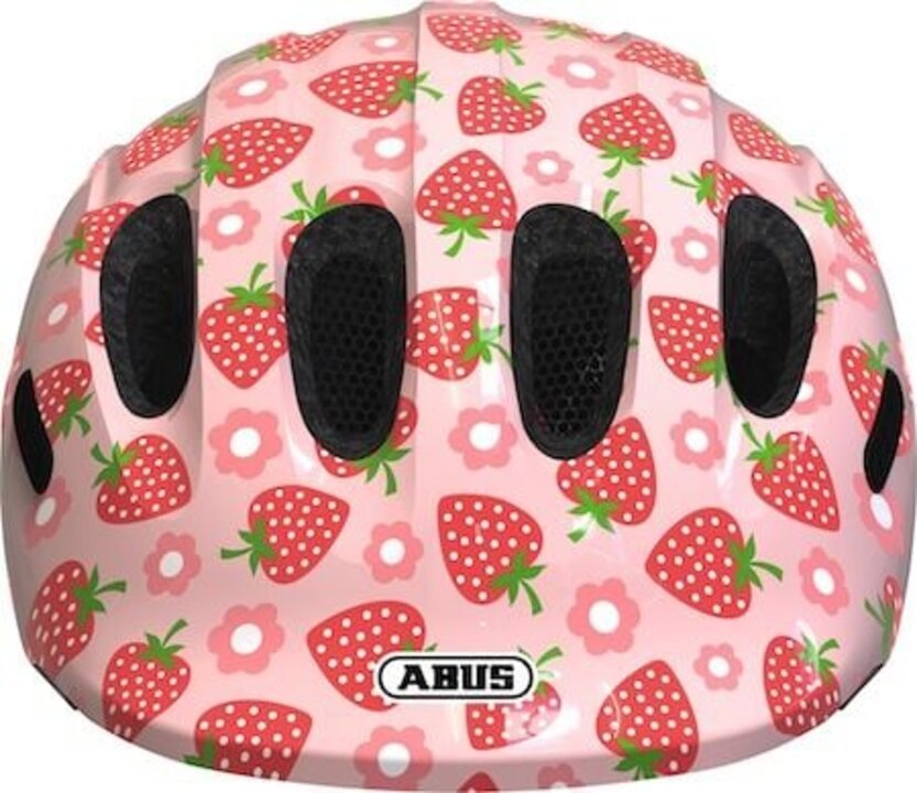 Abus Kinder Fietshelm Smiley 2.1 - Rose Strawberry