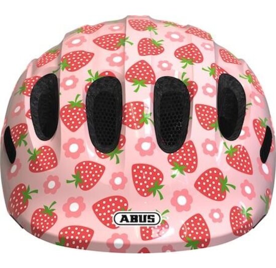 Abus Kinder Fietshelm Smiley 2.1 - Rose Strawberry