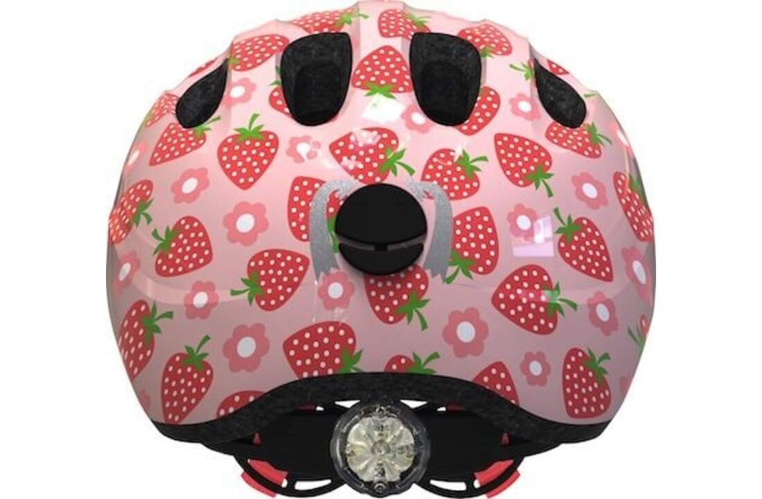 Abus Kinder Fietshelm Smiley 2.1 - Rose Strawberry