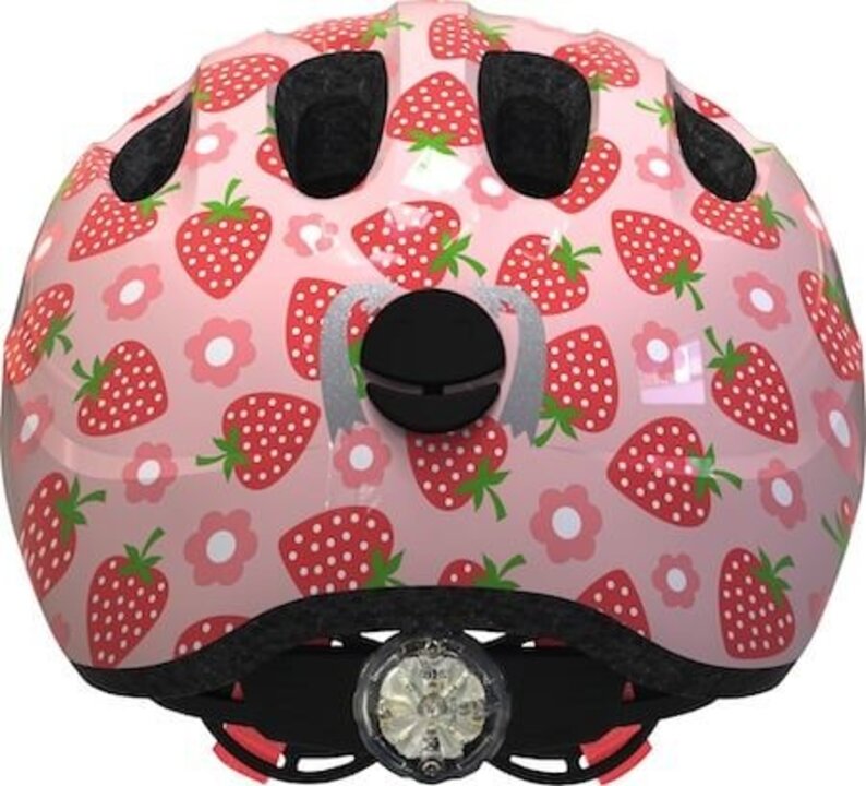Abus Kinder Fietshelm Smiley 2.1 - Rose Strawberry