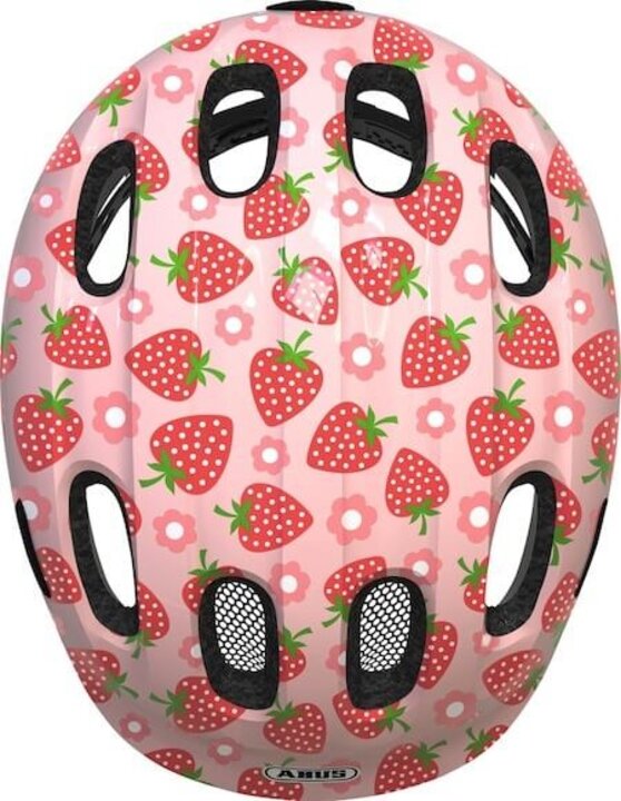 Abus Kinder Fietshelm Smiley 2.1 - Rose Strawberry