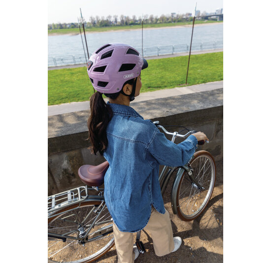 Abus Fietshelm Hyban 2.0 - Mellow Mauve