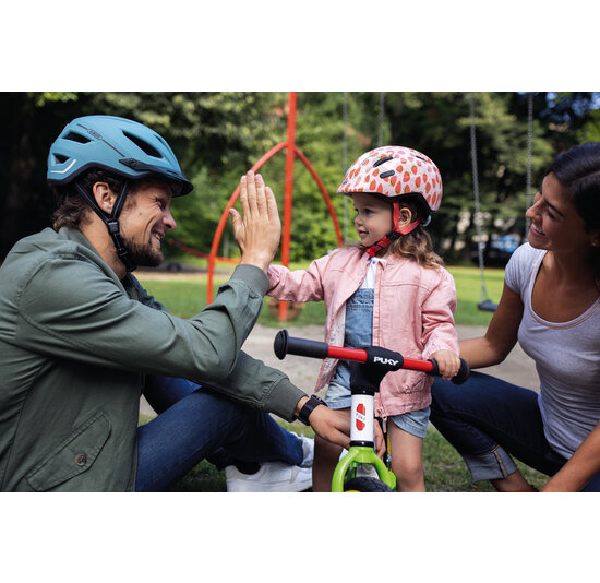 Abus Kinder Fietshelm Smiley 2.1 - Rose Strawberry