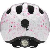 Abus Kinder Fietshelm Smiley 2.1 - White Crush
