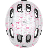 Abus Kinder Fietshelm Smiley 2.1 - White Crush