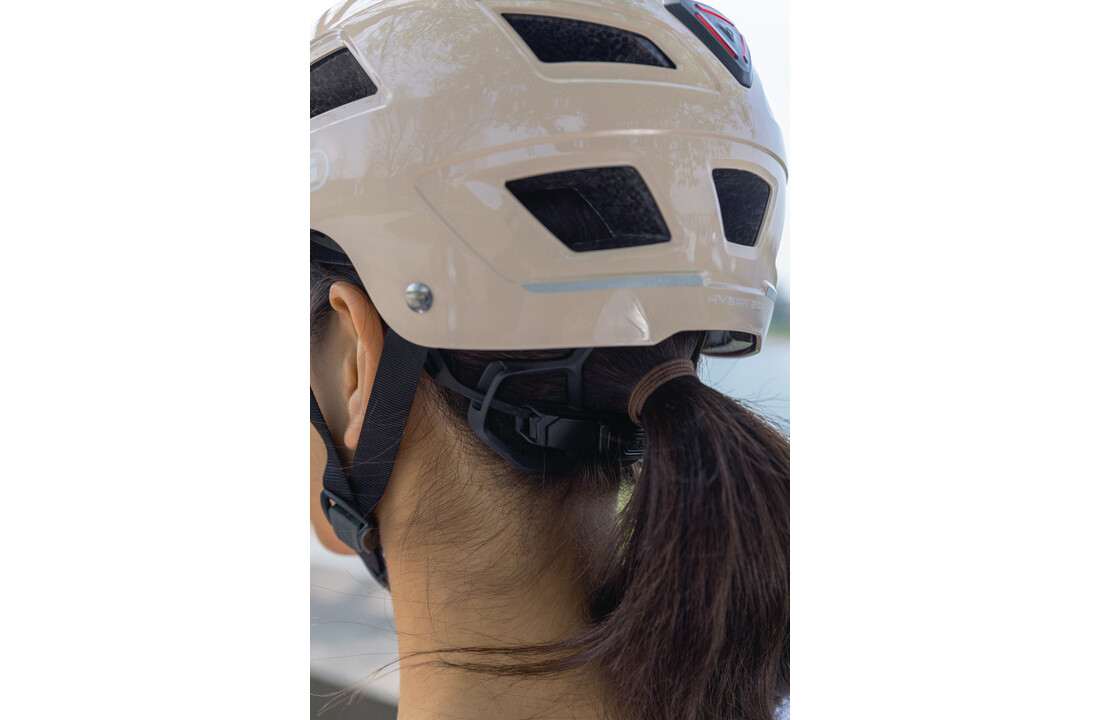Abus Fietshelm Hyban 2.0 - Cannoli Cream