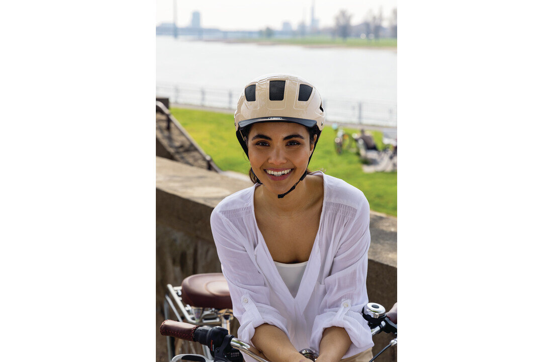 Abus Fietshelm Hyban 2.0 - Cannoli Cream
