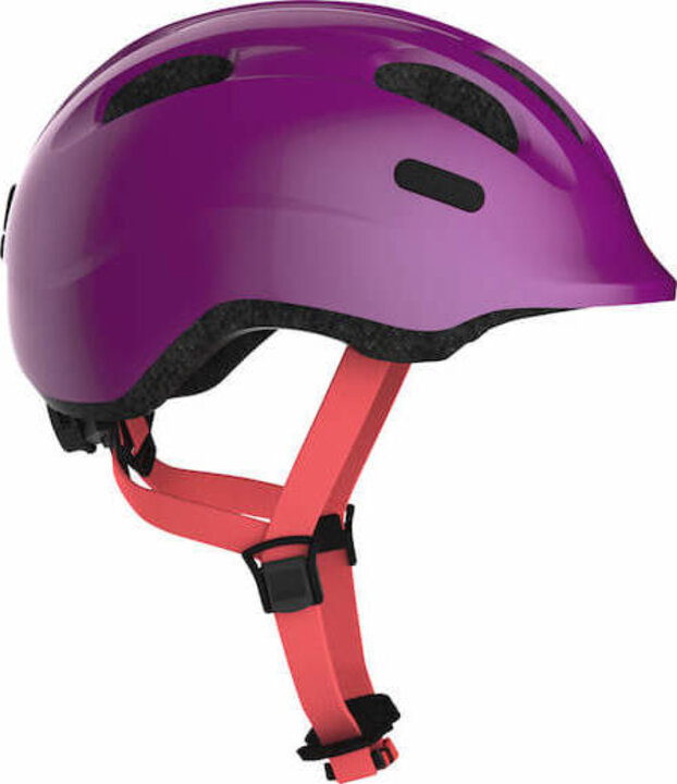 Abus Kinder Fietshelm Smiley 2.1 - Sparkling Plum