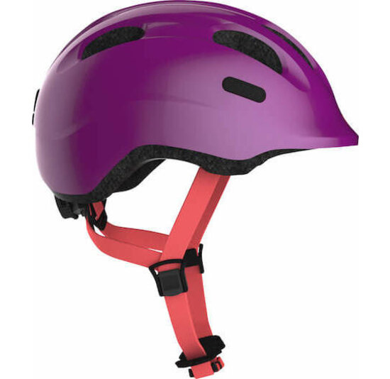 Abus Kinder Fietshelm Smiley 2.1 - Sparkling Plum