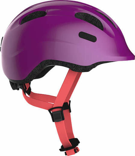 Abus Kinder Fietshelm Smiley 2.1 - Sparkling Plum