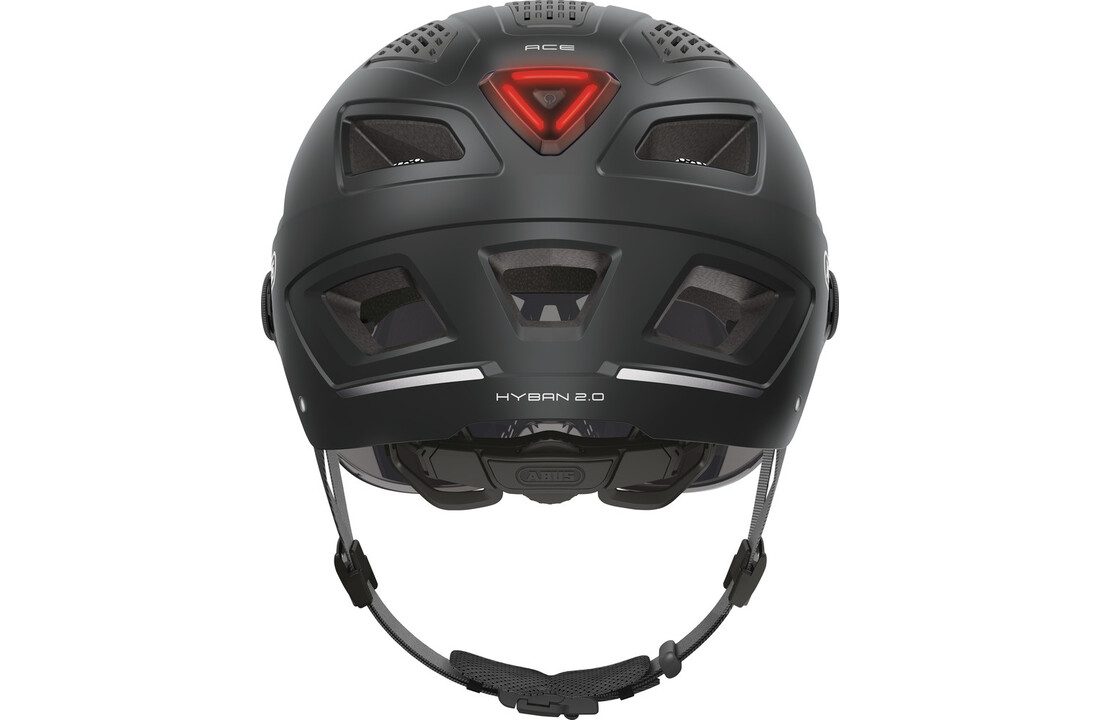 Abus Fietshelm Hyban 2.0 ACE - Velvet Black