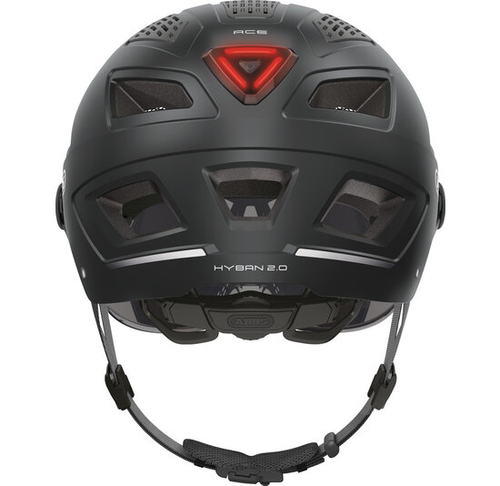 Abus Fietshelm Hyban 2.0 ACE - Velvet Black