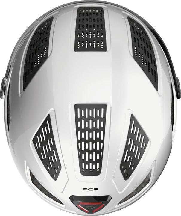 Abus Fietshelm Hyban 2.0 ACE - Polar White