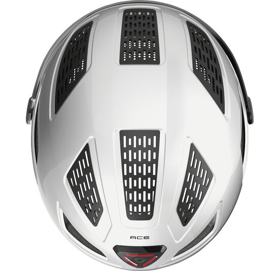 Abus Fietshelm Hyban 2.0 ACE - Polar White