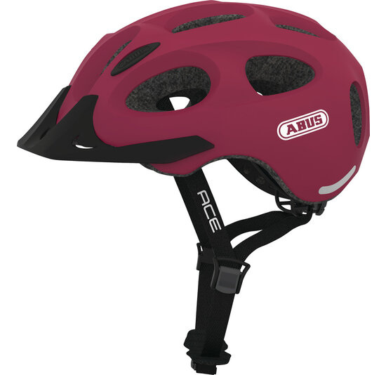Abus Fietshelm Youn-I ACE - Cherry Red