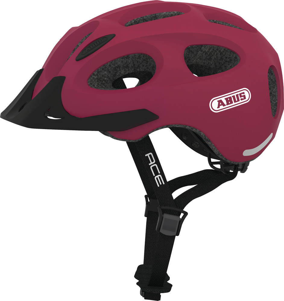 Abus Fietshelm Youn-I ACE - Cherry Red