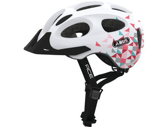 Abus Fietshelm Youn-I ACE - White Prism