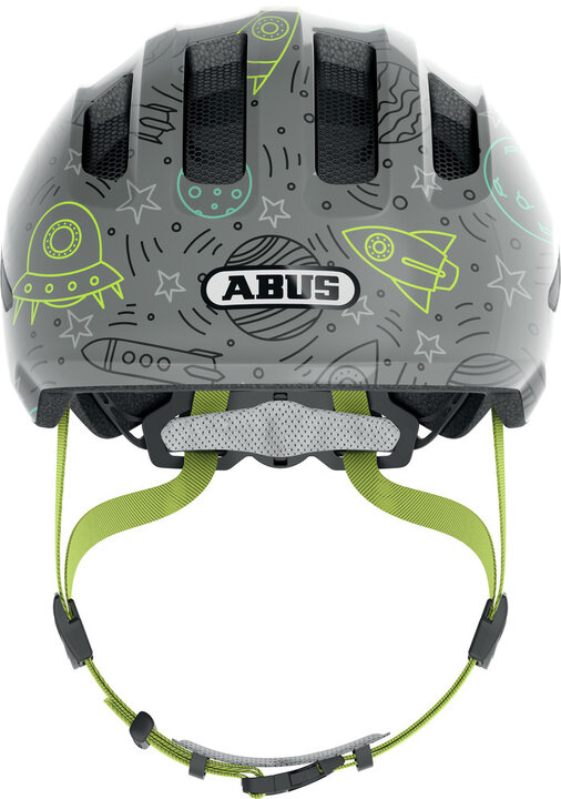 Abus Smiley 3.0 LED - Grey Space - Kinder Fietshelm