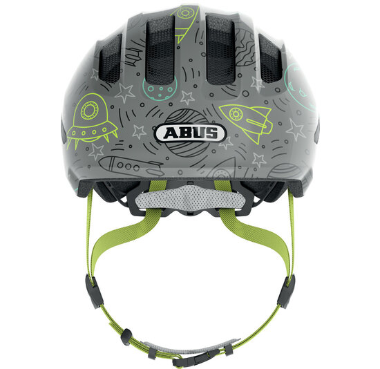 Abus Smiley 3.0 LED - Grey Space - Kinder Fietshelm