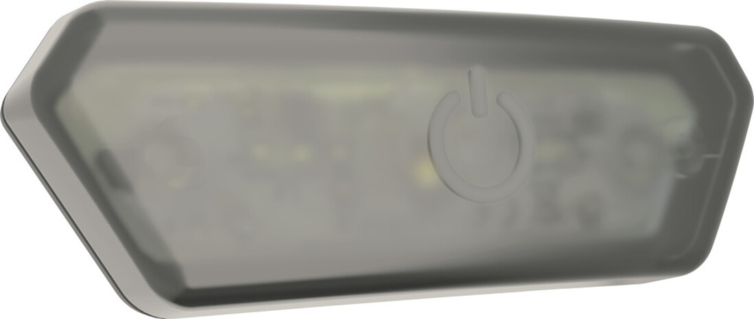 Abus Smiley 3.0 LED - Grey Space - Kinder Fietshelm