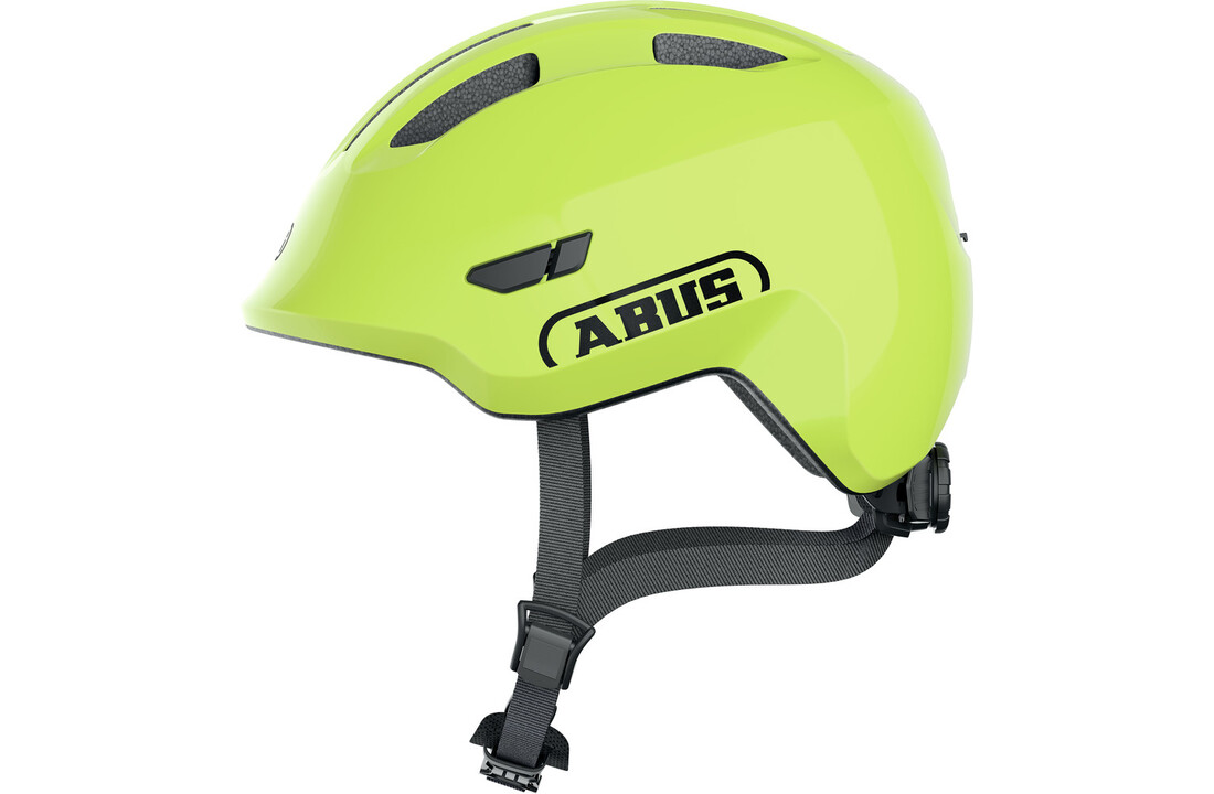 Abus Smiley 3.0 - Shiny Yellow - Kinder Fietshelm