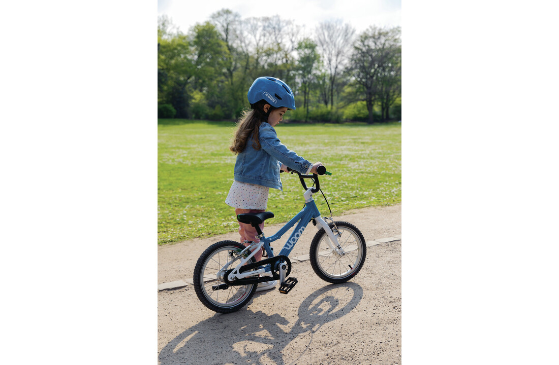 Abus Smiley 3.0 - Shiny Blue - Kinder Fietshelm