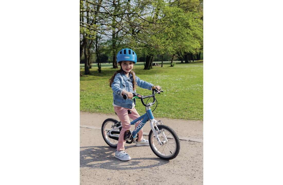 Abus Smiley 3.0 - Shiny Blue - Kinder Fietshelm