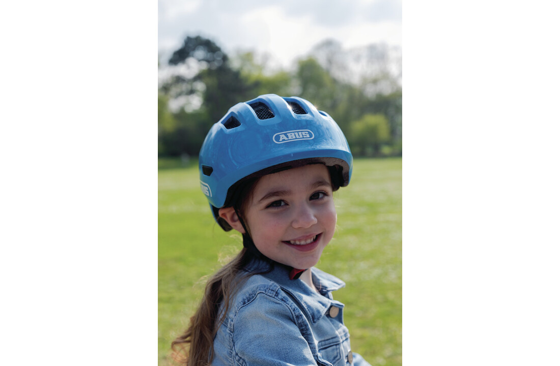 Abus Smiley 3.0 - Shiny Blue - Kinder Fietshelm