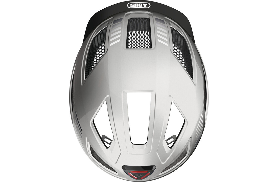 Abus Fietshelm Hyban 2.0 - Signal Silver