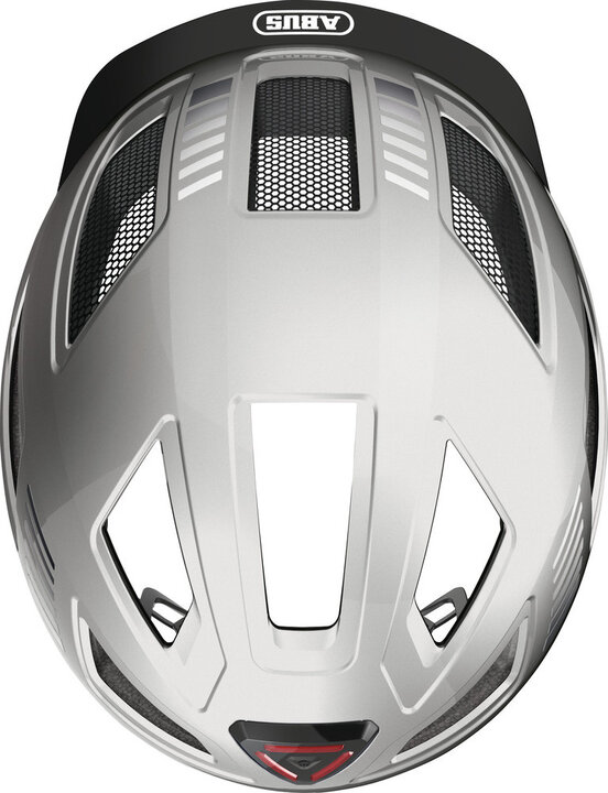 Abus Fietshelm Hyban 2.0 - Signal Silver