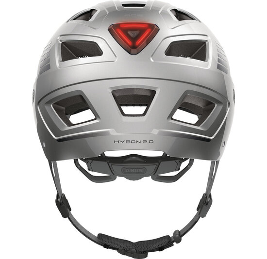 Abus Fietshelm Hyban 2.0 - Signal Silver