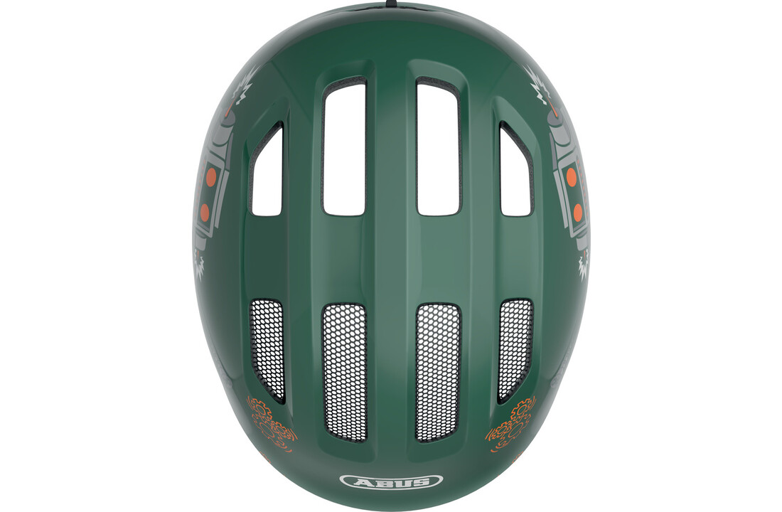 Abus Smiley 3.0 - Green Robo - Kinder Fietshelm