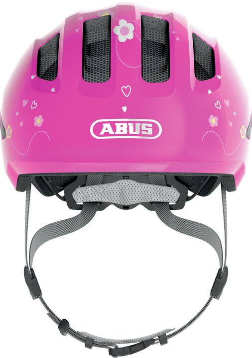 Abus Smiley 3.0 - Pink Butterfly - Kinder Fietshelm