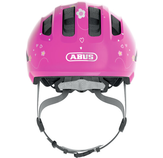 Abus Smiley 3.0 - Pink Butterfly - Kinder Fietshelm