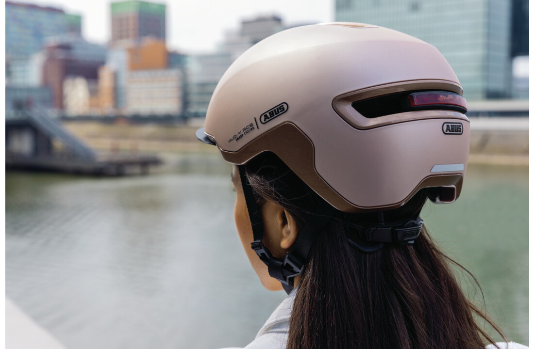 Abus Hud-Y Fietshelm - Champagne Gold