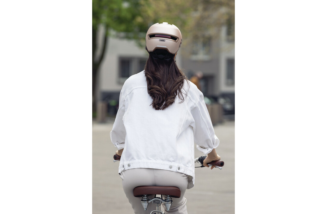 Abus Hud-Y Fietshelm - Champagne Gold