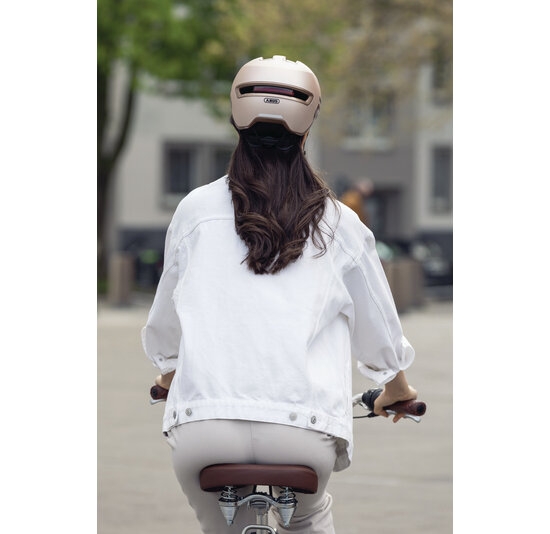 Abus Hud-Y Fietshelm - Champagne Gold