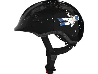 Abus Kinder Fietshelm Smiley 2.0 - Black Space