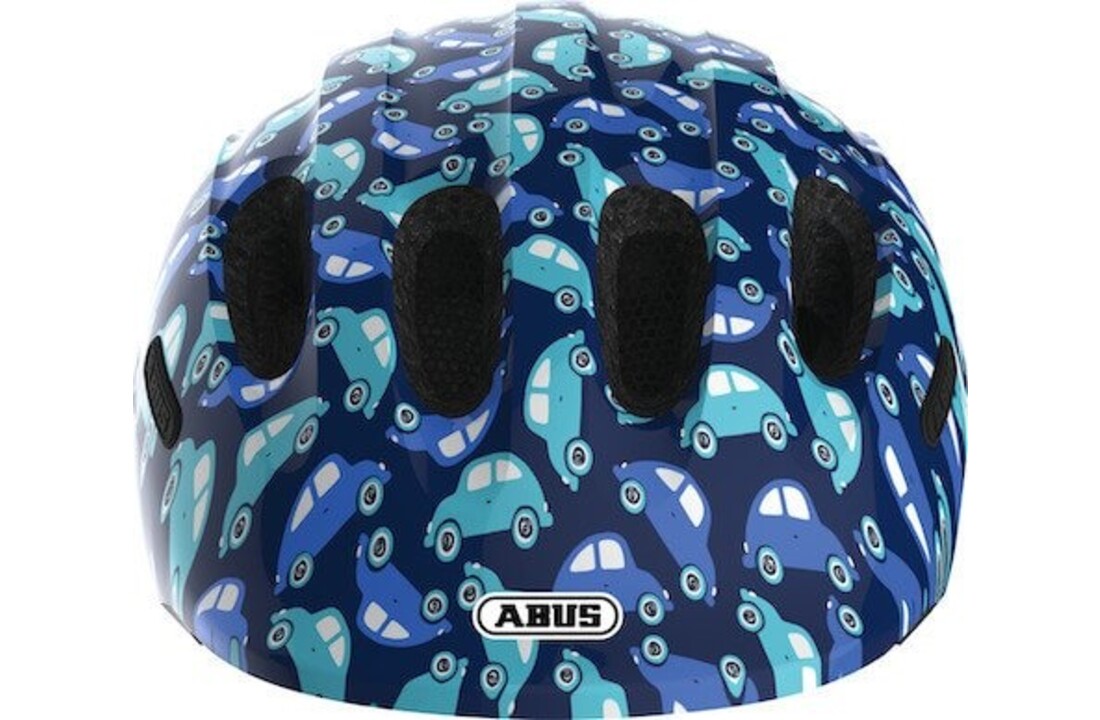 Abus Kinder Fietshelm Smiley 2.0 - Blue Car