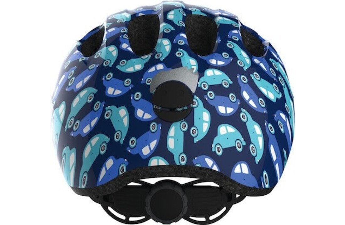 Abus Kinder Fietshelm Smiley 2.0 - Blue Car
