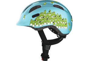 Abus Kinder Fietshelm Smiley 2.0 - Blue Croco