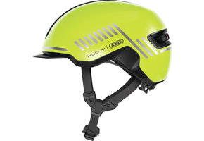 Abus Hud-Y Fietshelm - Signal Yellow