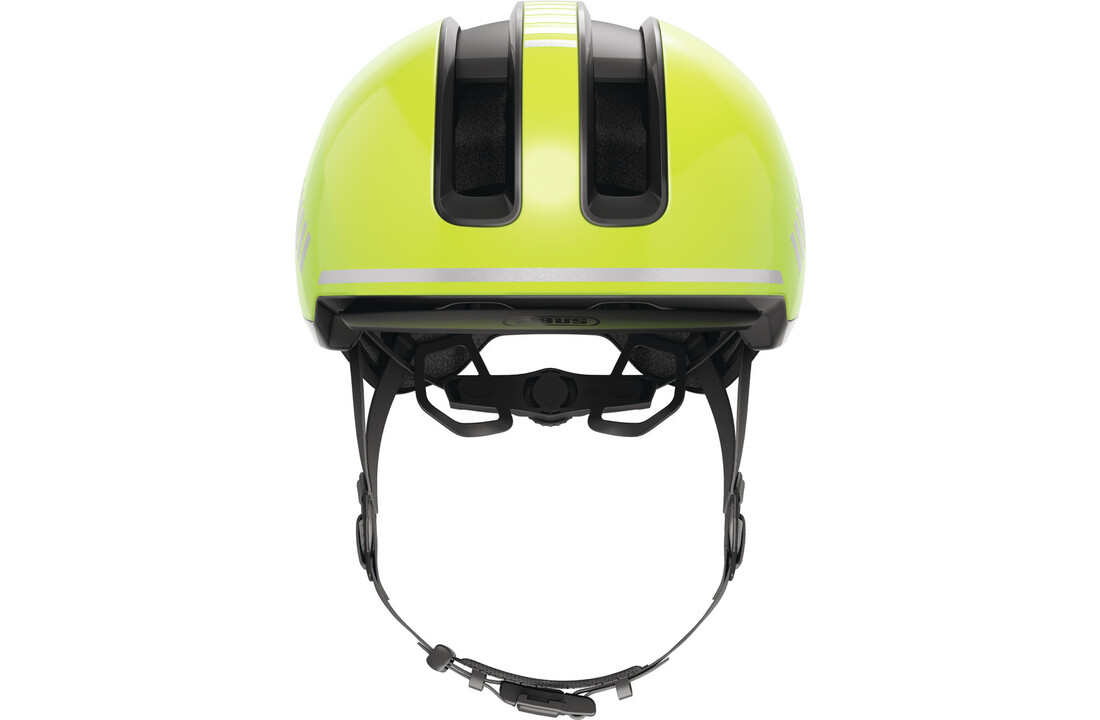 Abus Hud-Y Fietshelm - Signal Yellow