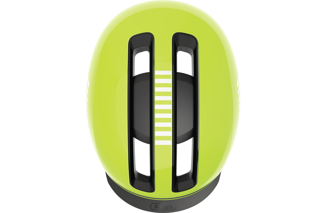 Abus Hud-Y Fietshelm - Signal Yellow