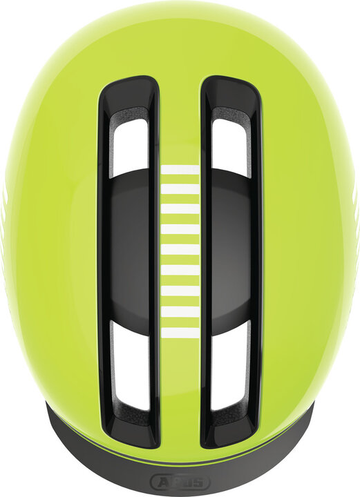 Abus Hud-Y Fietshelm - Signal Yellow