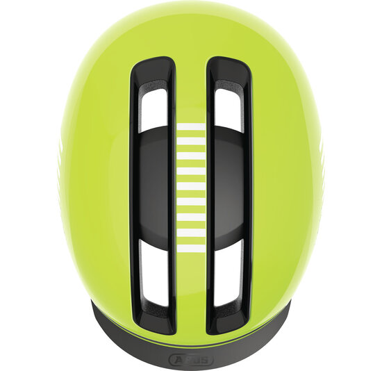 Abus Hud-Y Fietshelm - Signal Yellow
