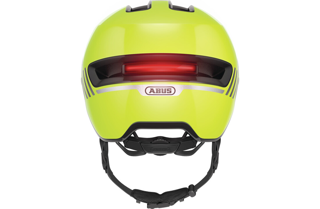 Abus Hud-Y Fietshelm - Signal Yellow